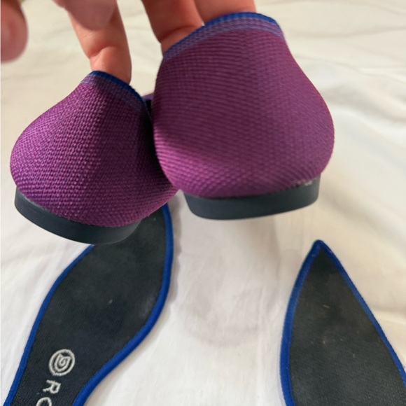 Rothy's the Original Point toe ballet flat Purple iris 8W/ EU 38.5 - Picture 5 of 9